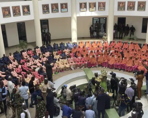Nigerian parents finally get a chance to see their children who spent more than 2 weeks in captivity