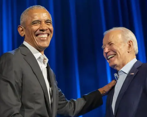 Biden says that the glitzy fundraiser with Obama and Clinton projects unity heading into November