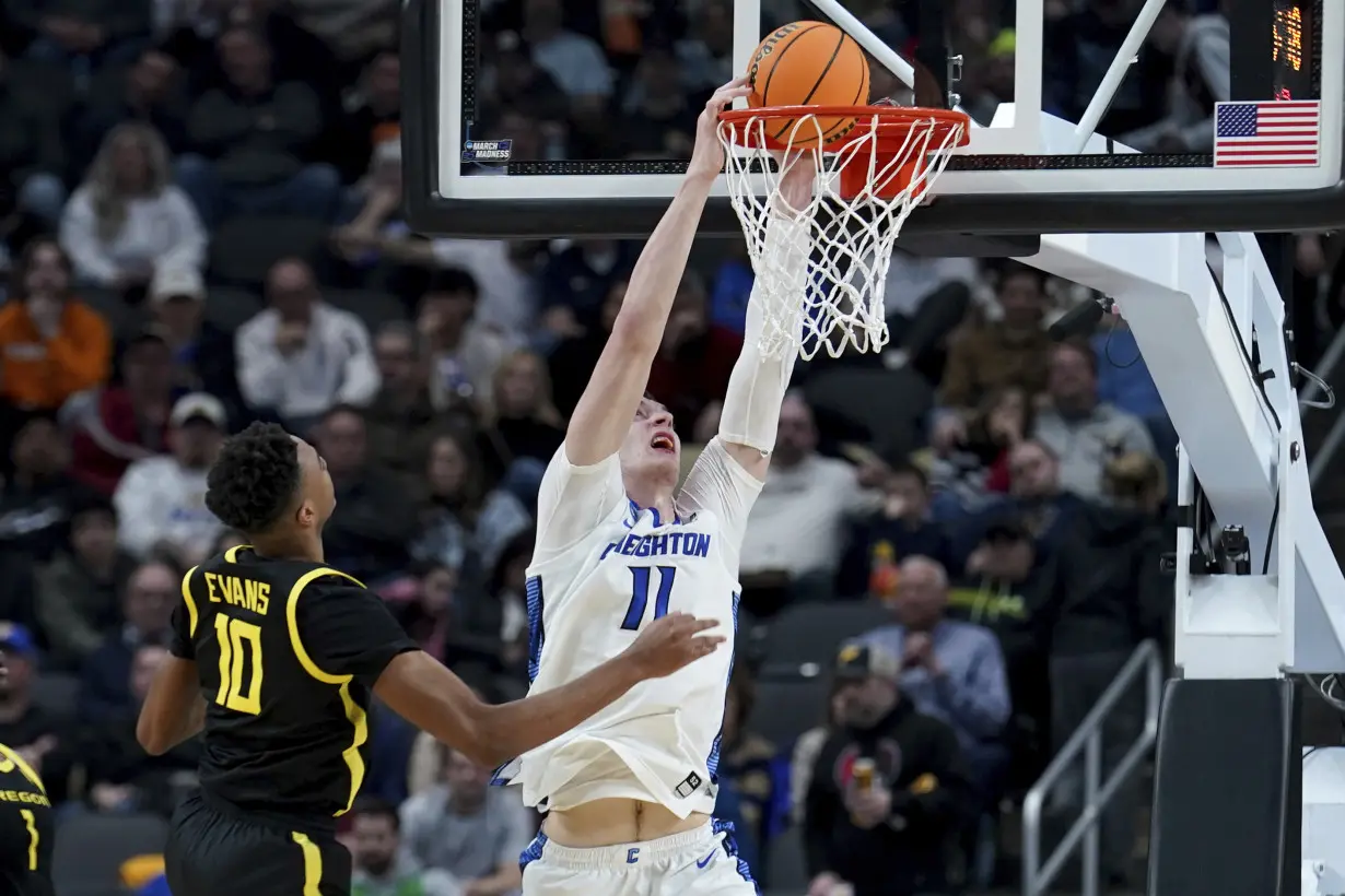 NCAA Oregon Creighton Basketball