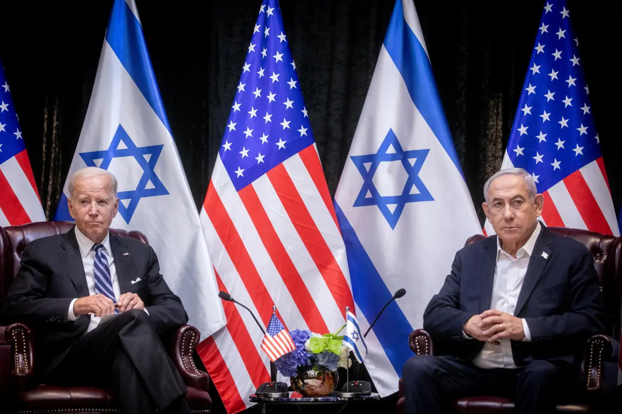 U.S. President Joe Biden meets Israeli Prime Minister Benjamin Netanyahu in Tel Aviv