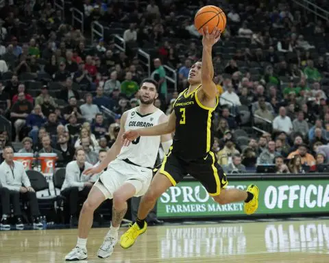 Oregon beats Colorado 75-68 for final Pac-12 Tournament title and NCAA Tournament berth