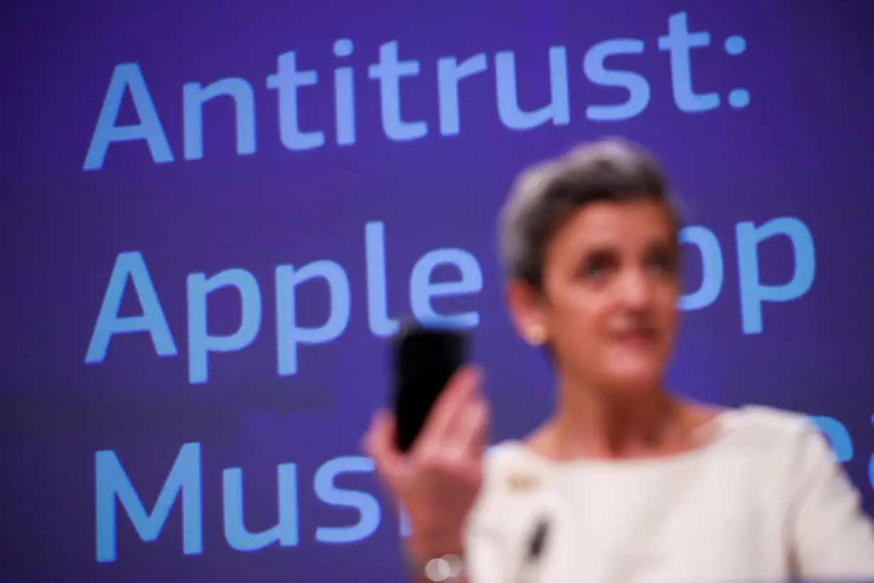 EU antitrust chief Vestager to hold news conference, Apple in focus