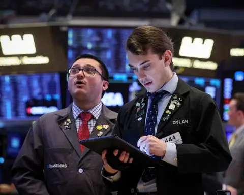 Futures ease ahead of economic data, megacap growth stocks slide