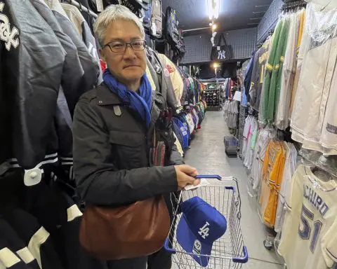 $510 Dodgers jerseys and $150 caps. Behold the price of being an Ohtani fan in Japan