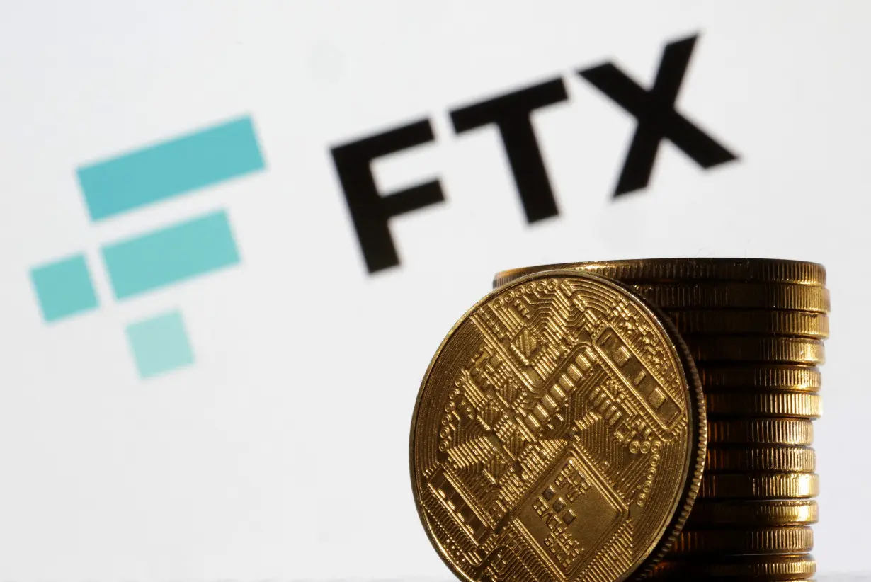 FILE PHOTO: Illustration shows FTX logo