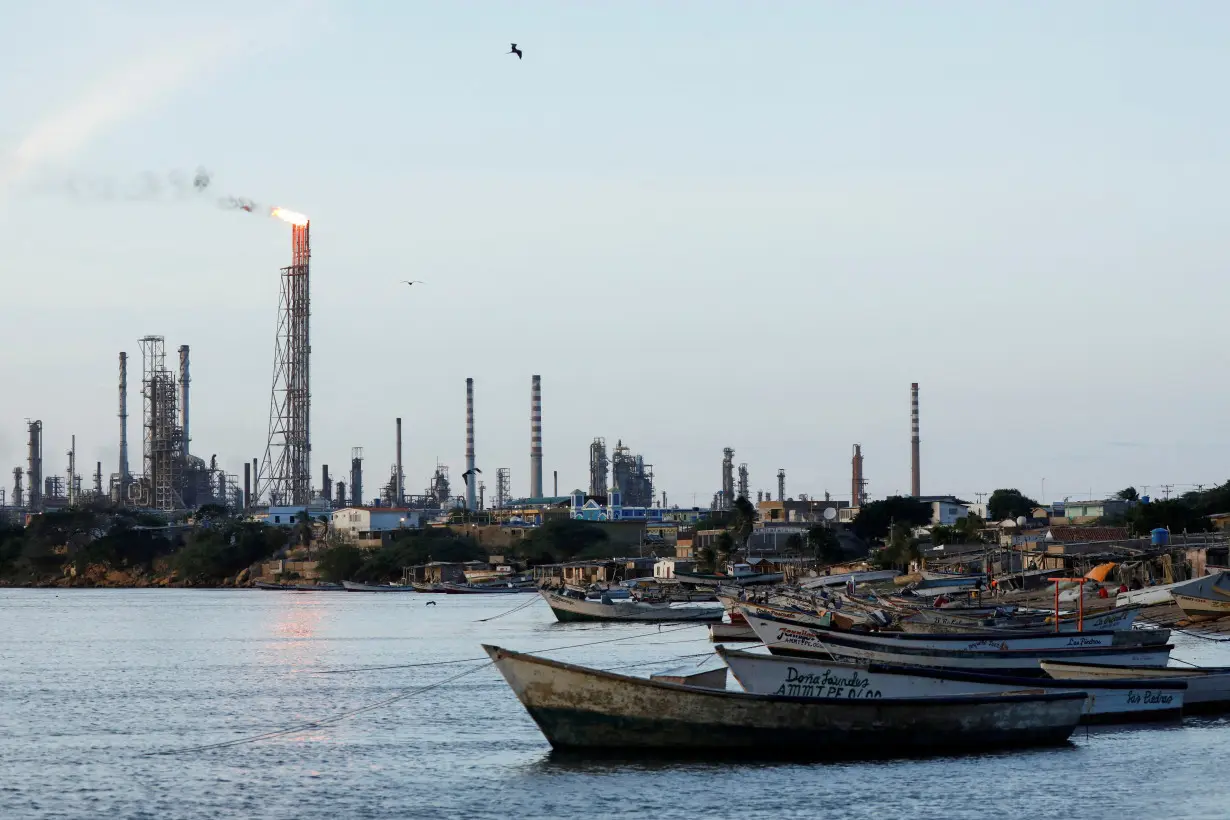 FILE PHOTO: Fishermen at Venezuelan coastal villages suffer as oil spills rise, in Punta Cardon