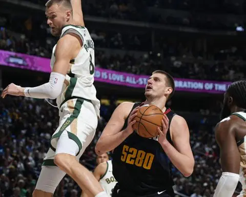 Nikola Jokic's triple-double helps Nuggets to season sweep of Celtics with 115-109 win