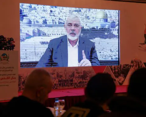 Hamas chief blames Israel for stalled ceasefire talks, leaves door open