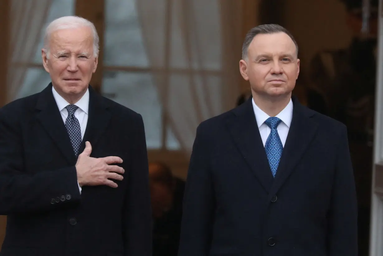 U.S. President Joe Biden visits Poland