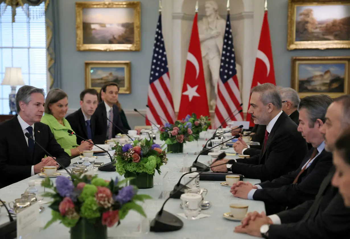 U.S. Secretary of State Blinken meets with Turkish Foreign Minister Hakan Fidan in Washington