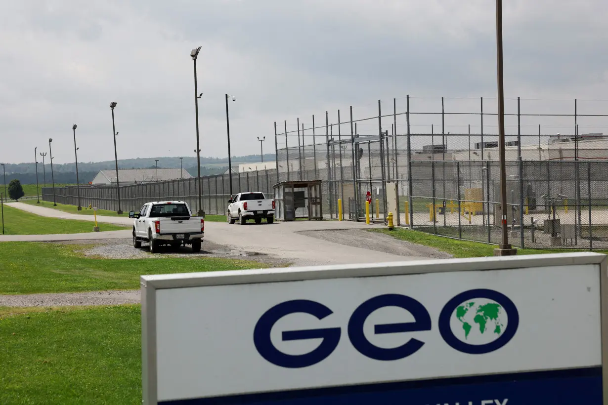 FILE PHOTO: Moshannon Valley Processing Center, a former prison repurposed as an immigration detention facility in Pennsylvania