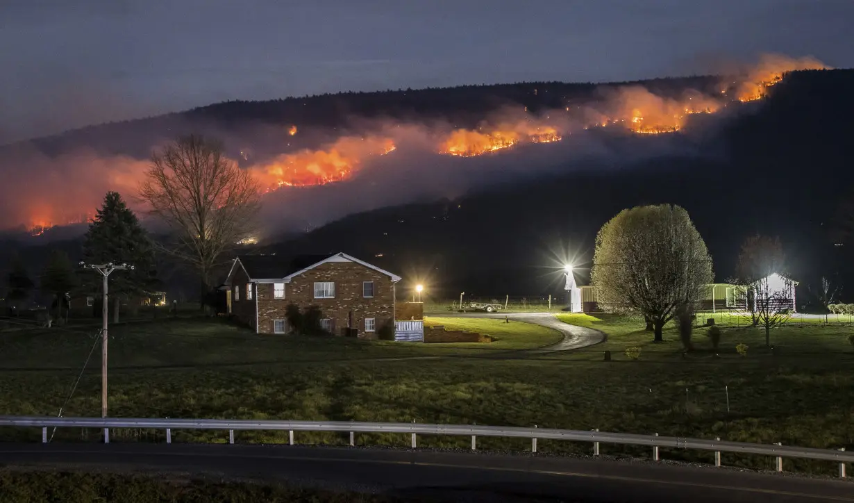 APTOPIX East Coast Wildfires