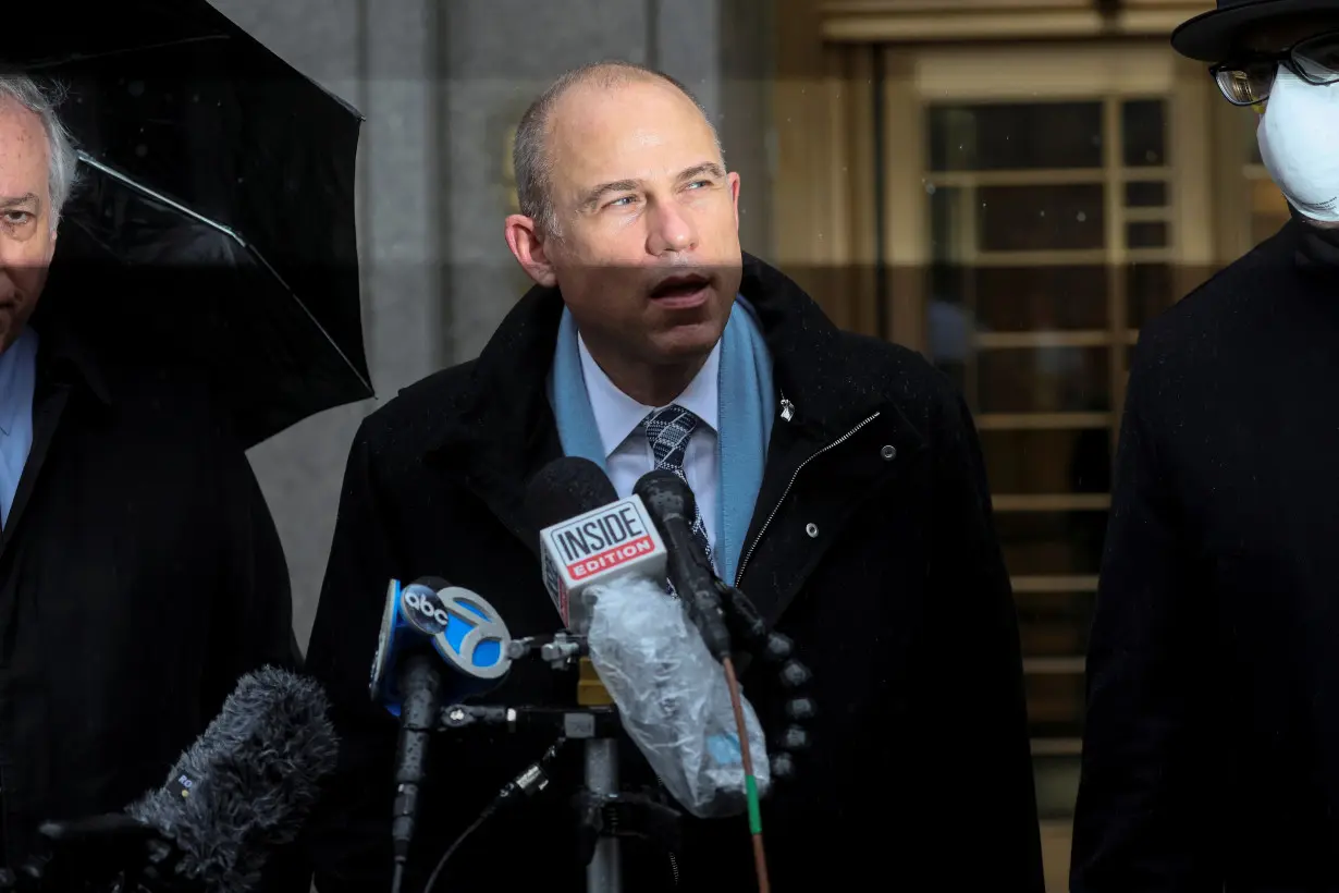 Former attorney Michael Avenatti exits after the guilty verdict at the United States Courthouse in New York