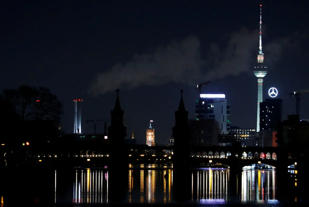 FILE PHOTO: A general view shows the Berlin skyline