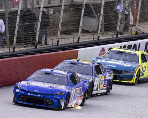 Denny Hamlin wins tire-management NASCAR race at Bristol, his 4th victory at the famed bullring