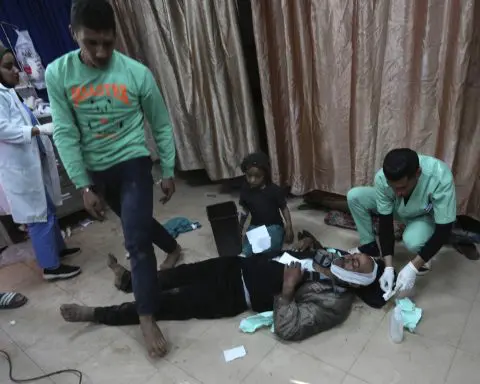Doctors visiting a Gaza hospital are stunned by the war's toll on Palestinian children