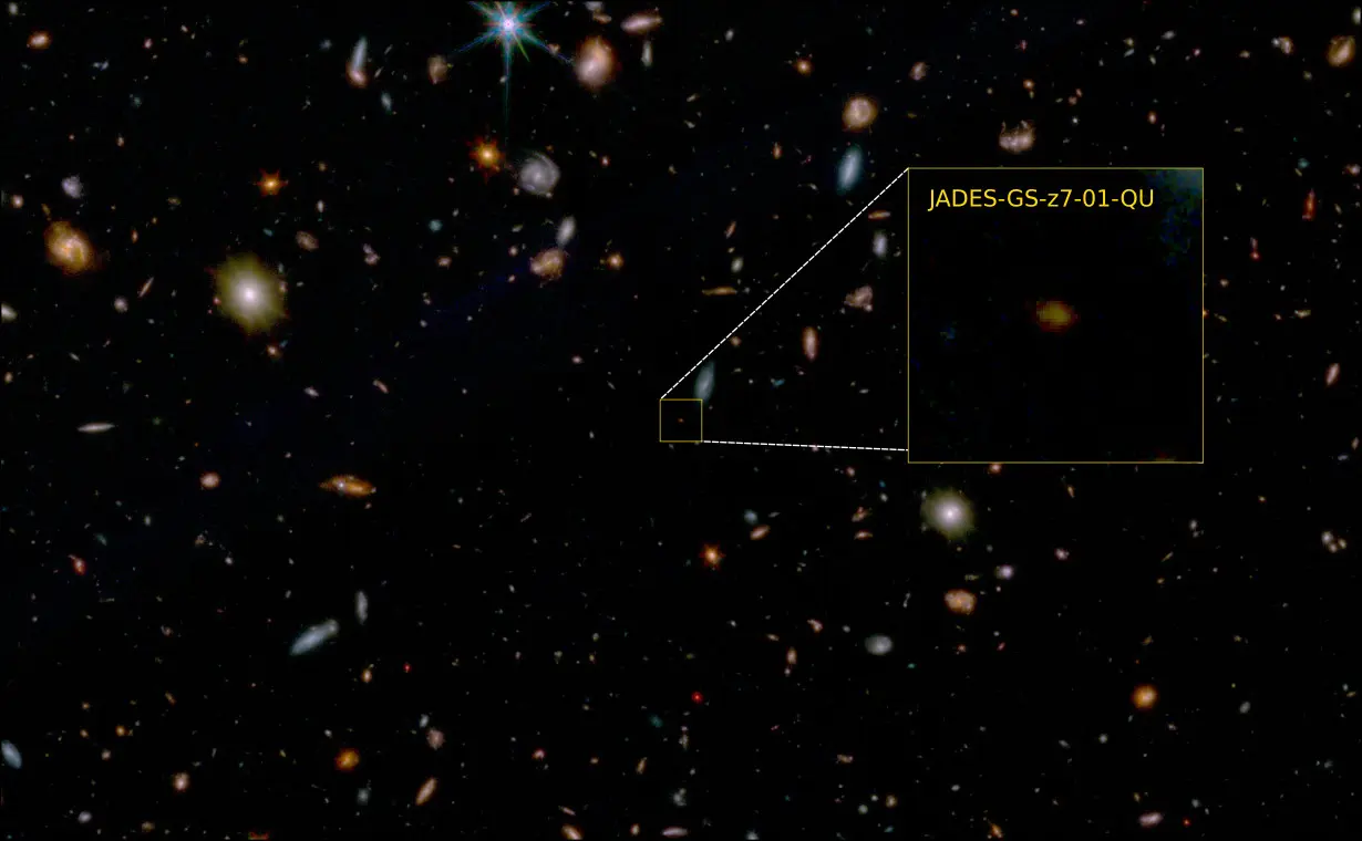 Image shows the universe's earliest-known 