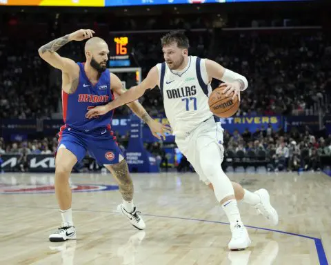 Luka Doncic is first NBA player to have 6 straight 30-point triple-doubles as Mavericks top Pistons