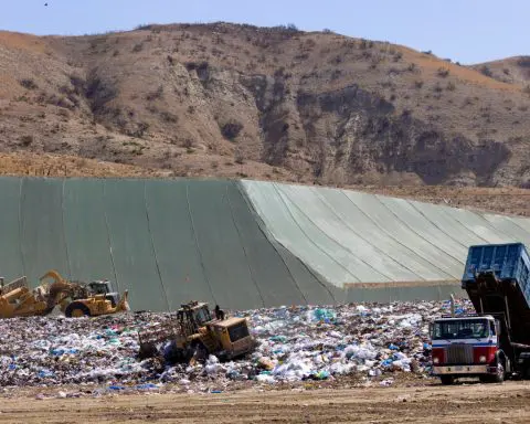 Aerial surveys show US landfills are major source of methane emissions
