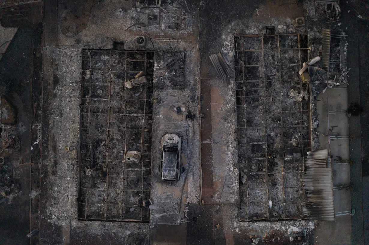 The Bear Lakes Estates neighborhood is left devastated by the Almeda fire in Phoenix, Oregon