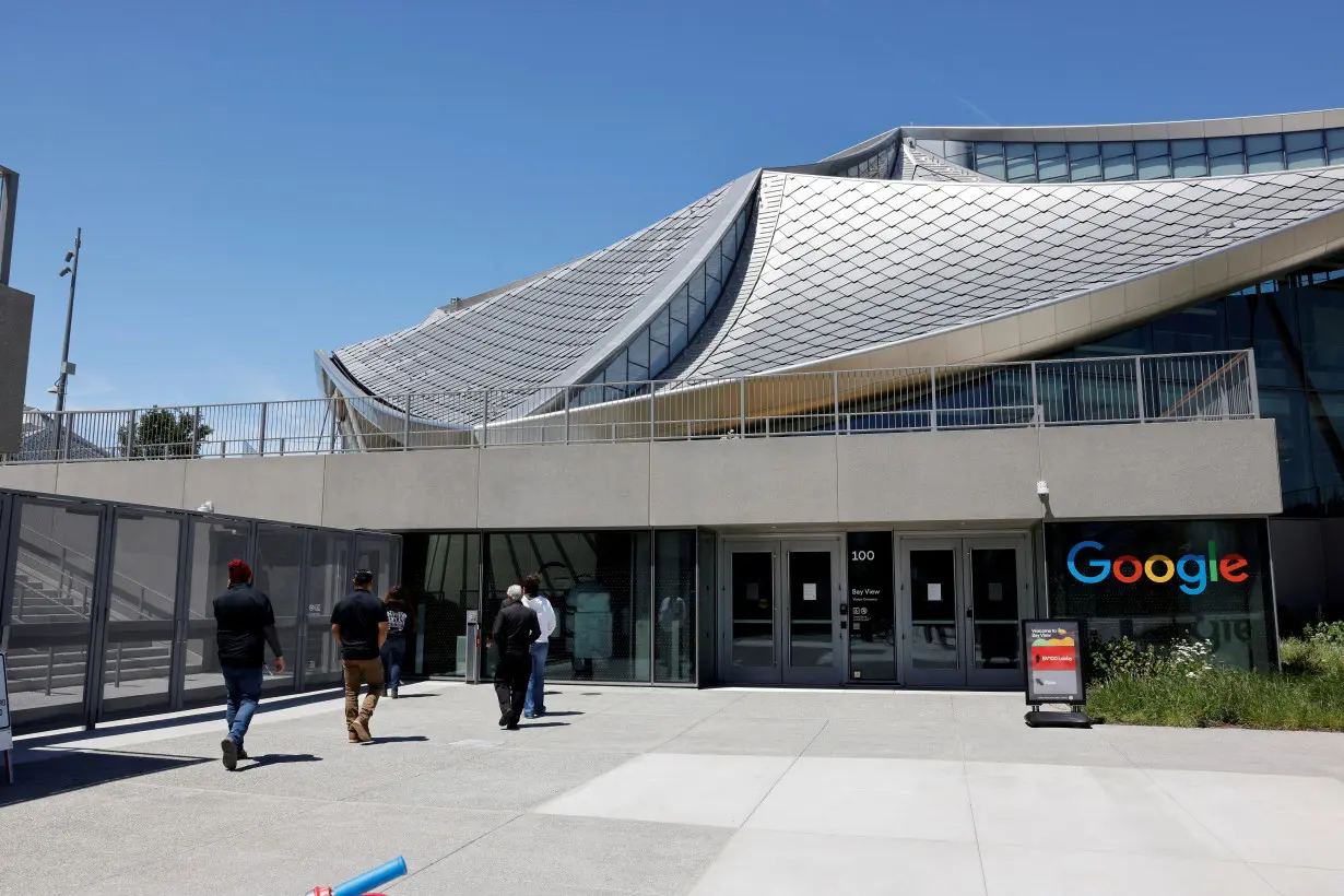 FILE PHOTO: Tour of Google's new Bay View Campus in Mountain View