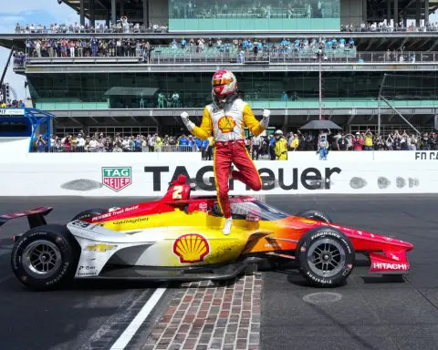 Newgarden gives Roger Penske a break with a pole-winning run as IndyCar leadership is questioned