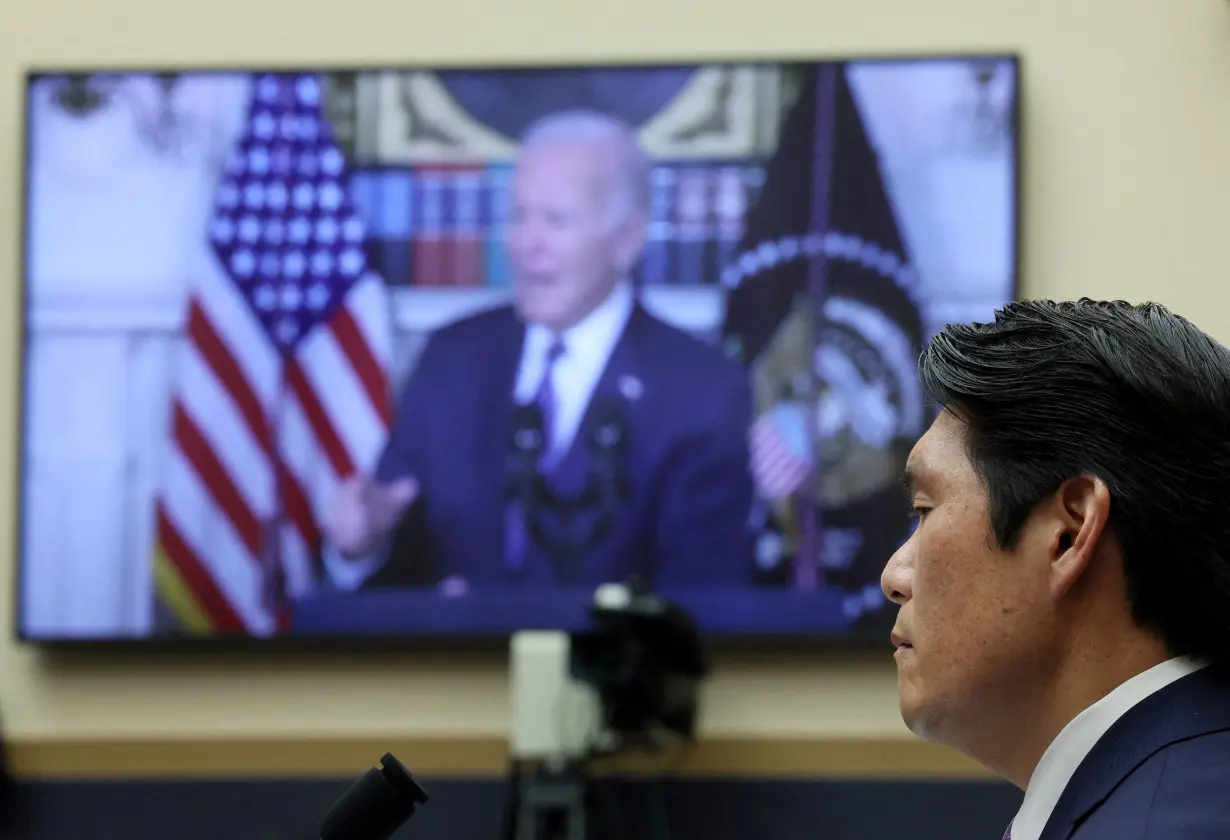 FILE PHOTO: Special Counsel Hur testifies before a House Judiciary Committee on his inquiry into President Biden's handling of classified documents in Washington