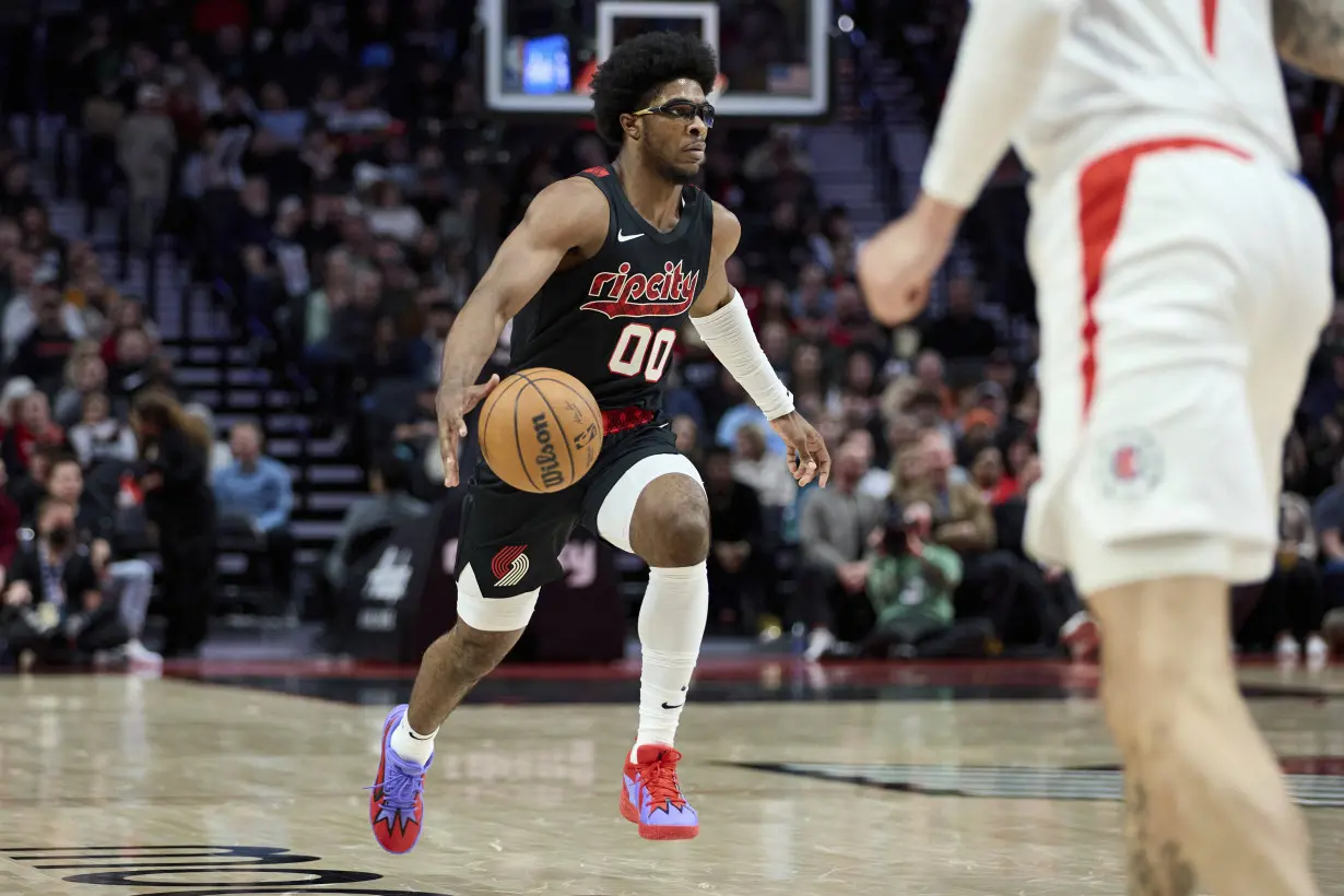 Clippers Trail Blazers Basketball