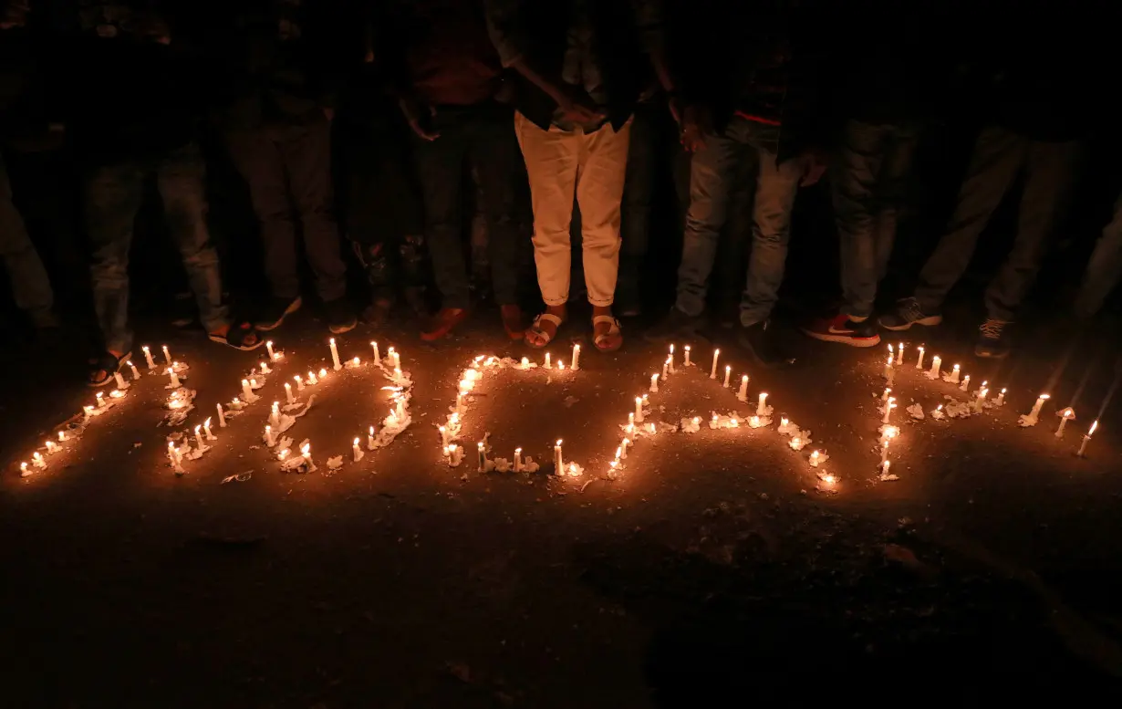 FILE PHOTO: Protests against new citizenship law, in New Delhi