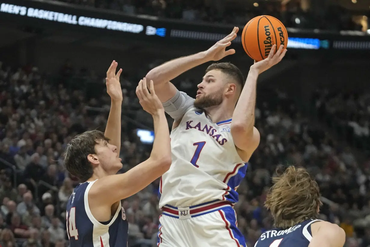 NCAA Gonzaga Kansas Basketball