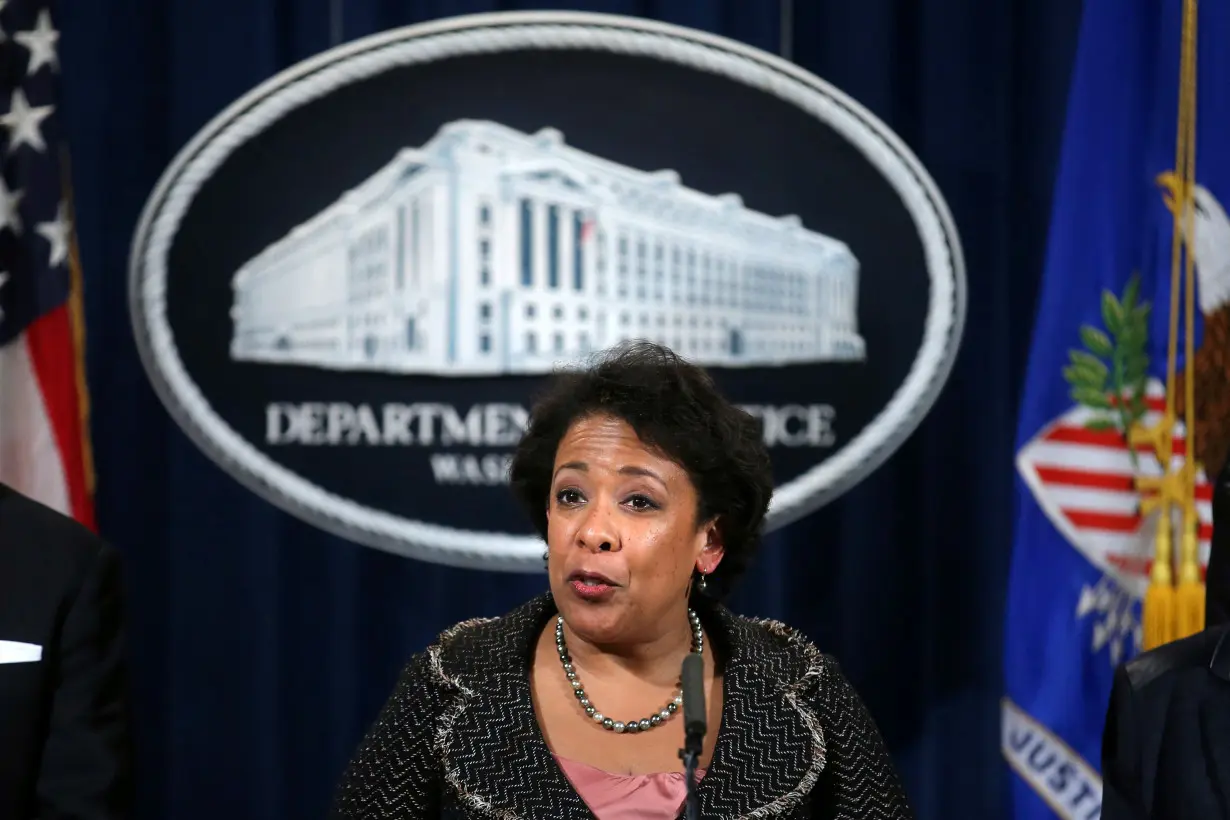 U.S. Attorney General Loretta Lynch holds a news conference in Washington