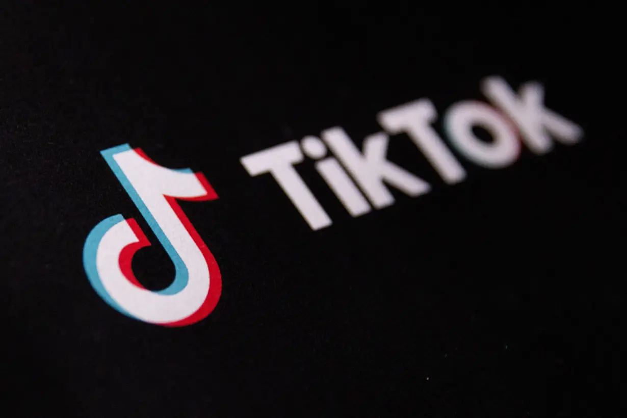 Illustration shows TikTok logo