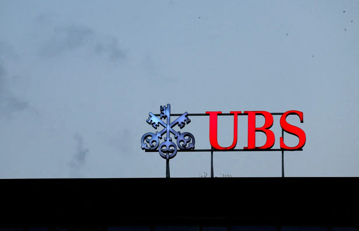 FILE PHOTO: FILE PHOTO: Swiss bank UBS' logo