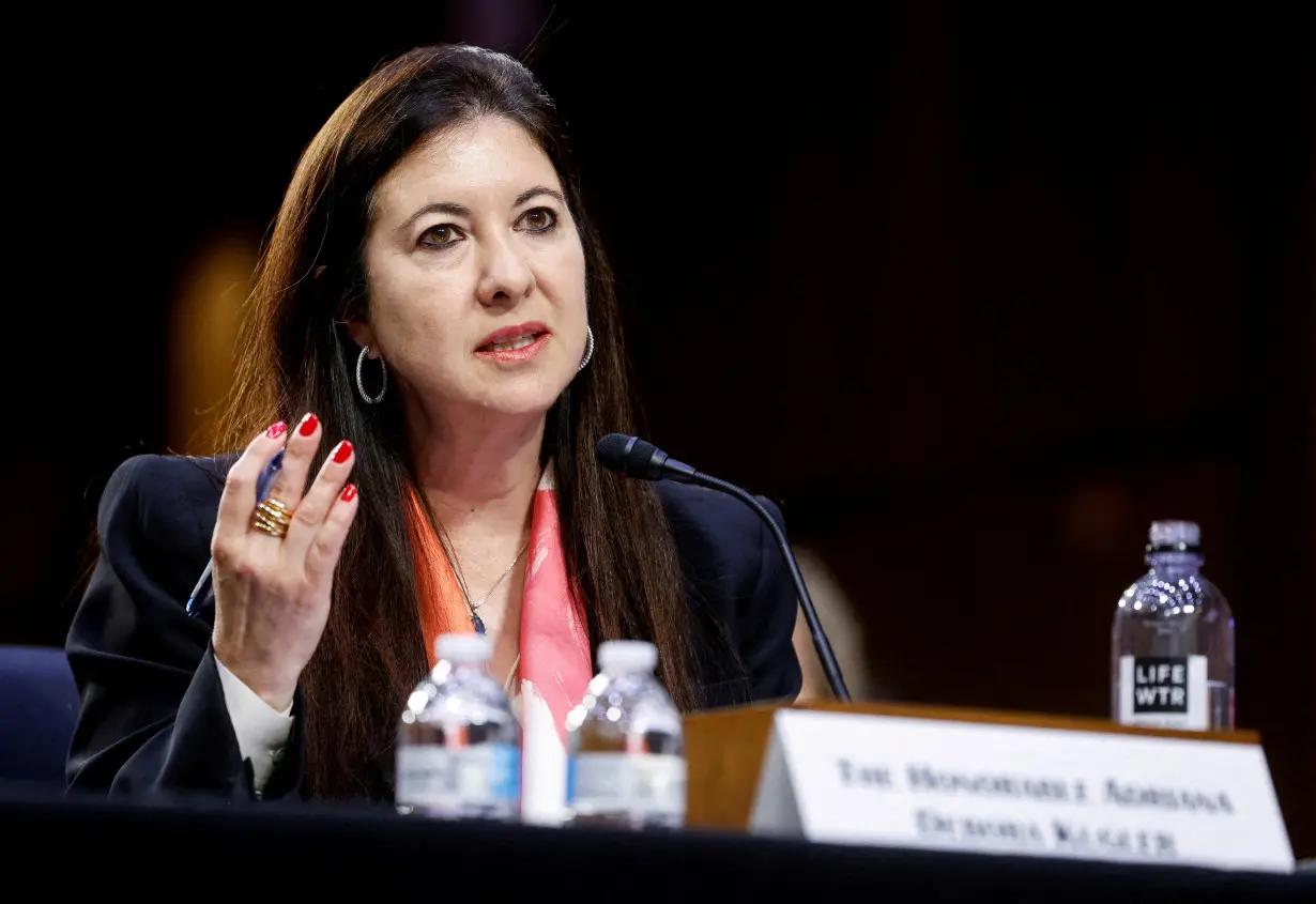 FILE PHOTO: Senate Banking Committee holds hearing on Federal Reserve nominees on Capitol Hill in Washington