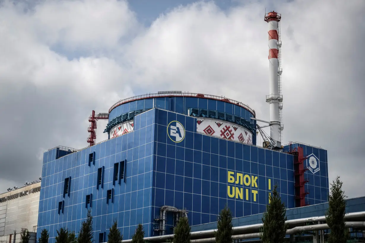 FILE PHOTO: A general view shows the Khmelnytskyi Nuclear Power Plant near the city of Netishyn