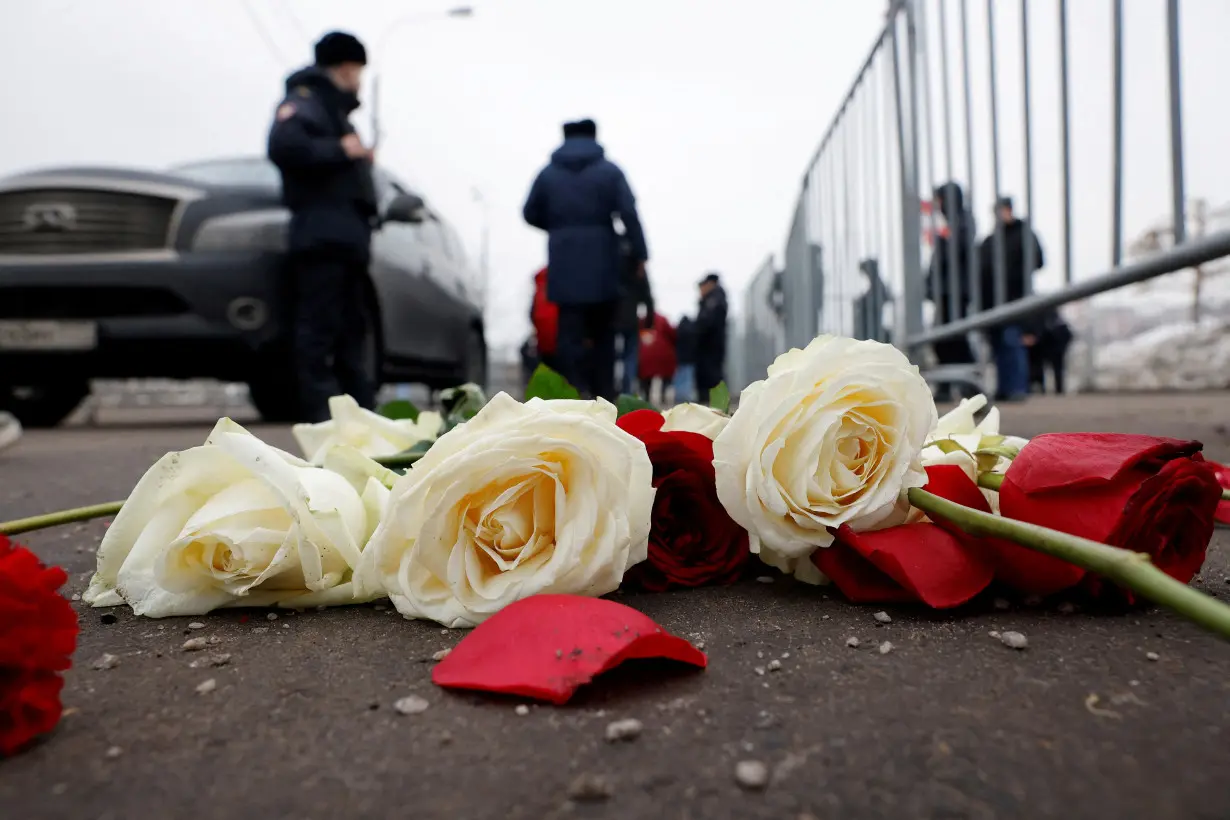 Funeral of Russian opposition leader Alexei Navalny