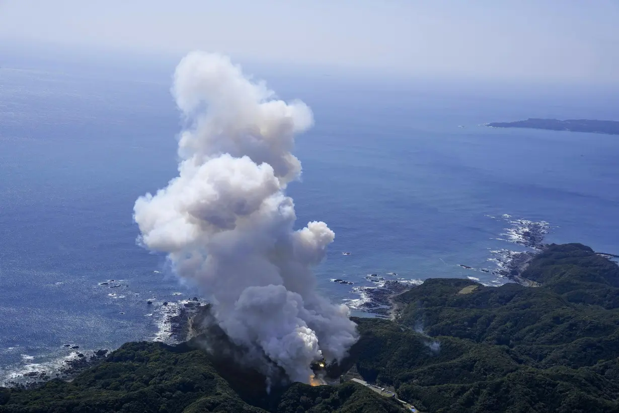 Japan's first private-sector rocket launch attempt has exploded shortly after takeoff