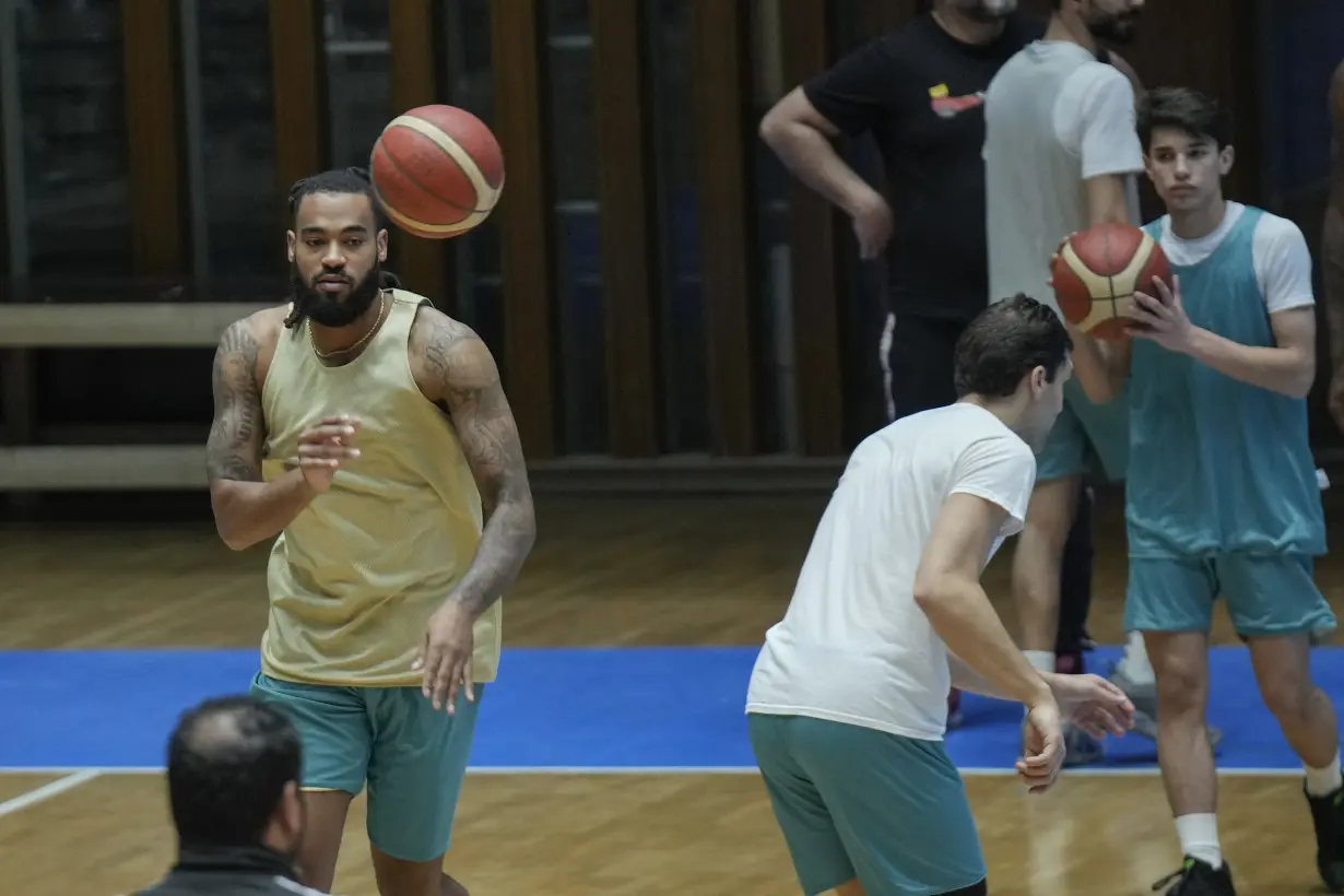 Iraq-US Players-Militia Basketball