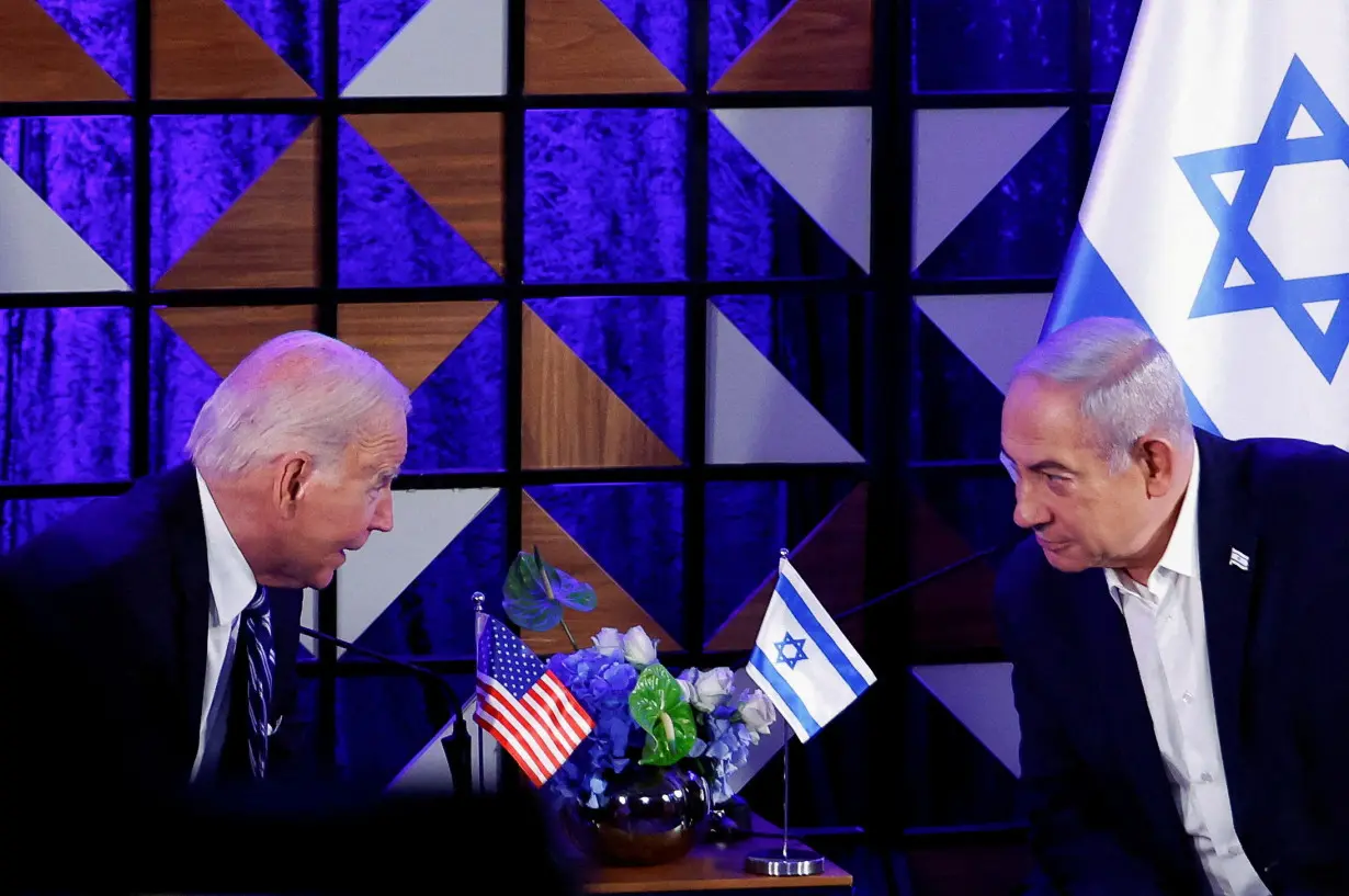 FILE PHOTO: U.S. President Biden visits Israel amid the ongoing conflict between Israel and Hamas