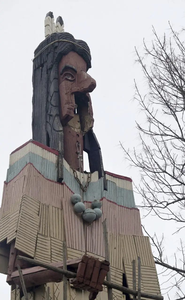 Maine Weather Beaten Sculpture