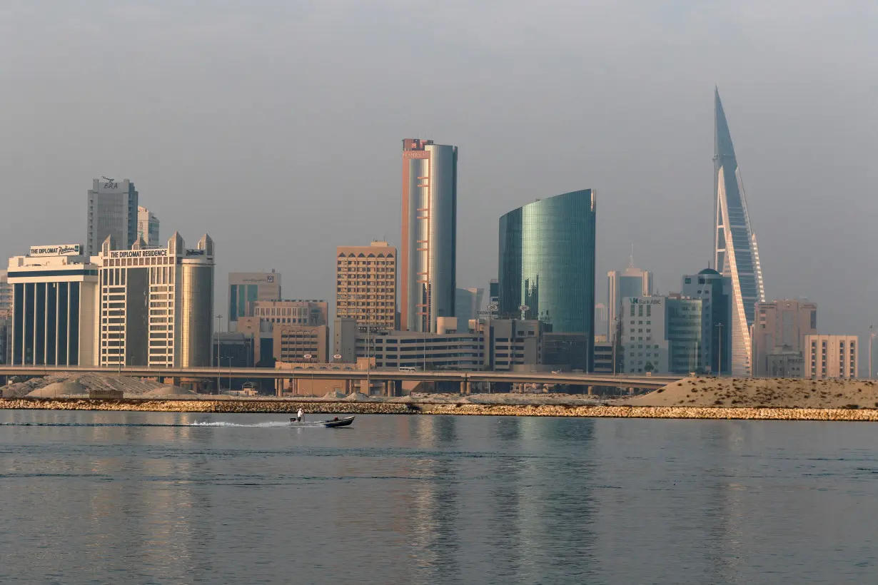 FILE PHOTO: General view of capital Manama, Bahrain