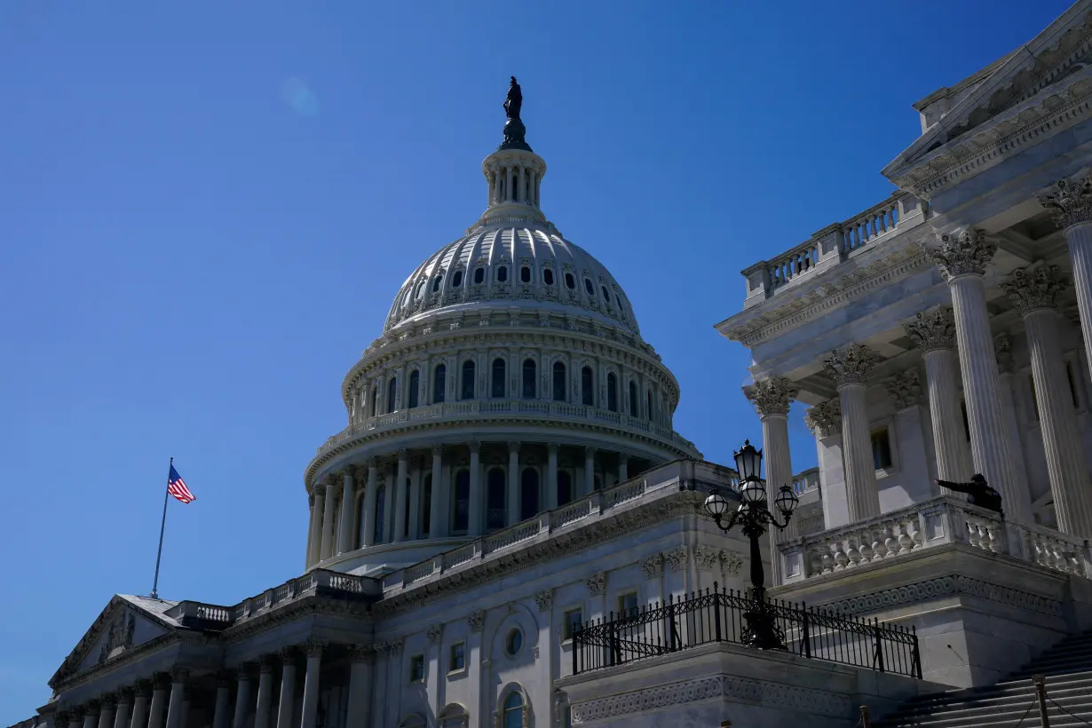 A view of the U.S. Capitol dome in Washington