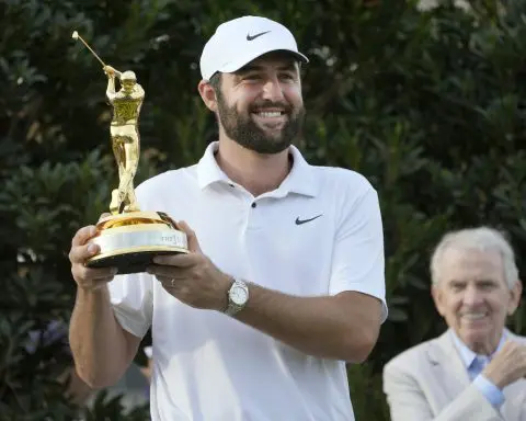 Scheffler goes back-to-back in Players Championship in Sunday thriller at Sawgrass