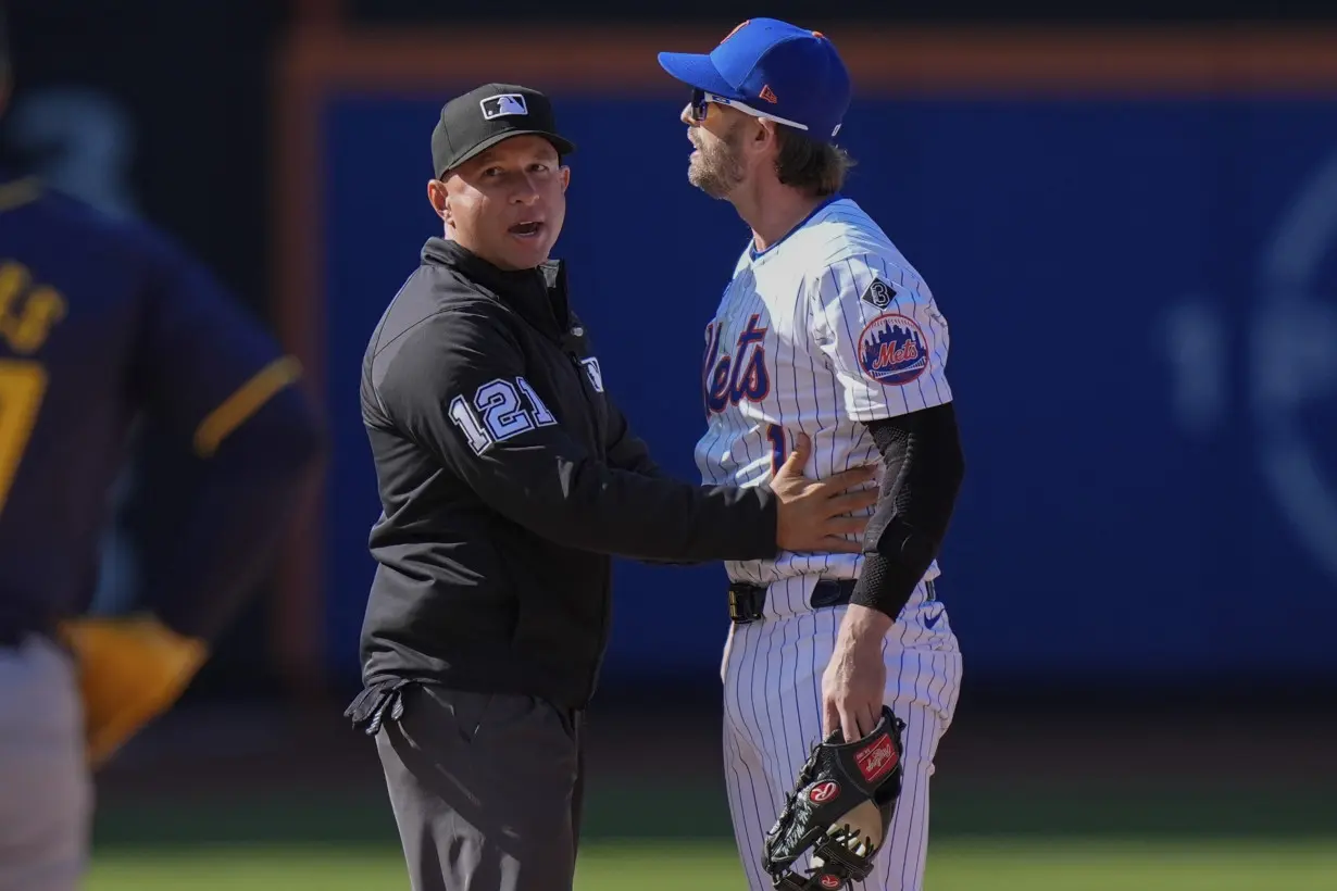 LA Post: McNeil and Hoskins get heated after hard slide in Brewers-Mets opener