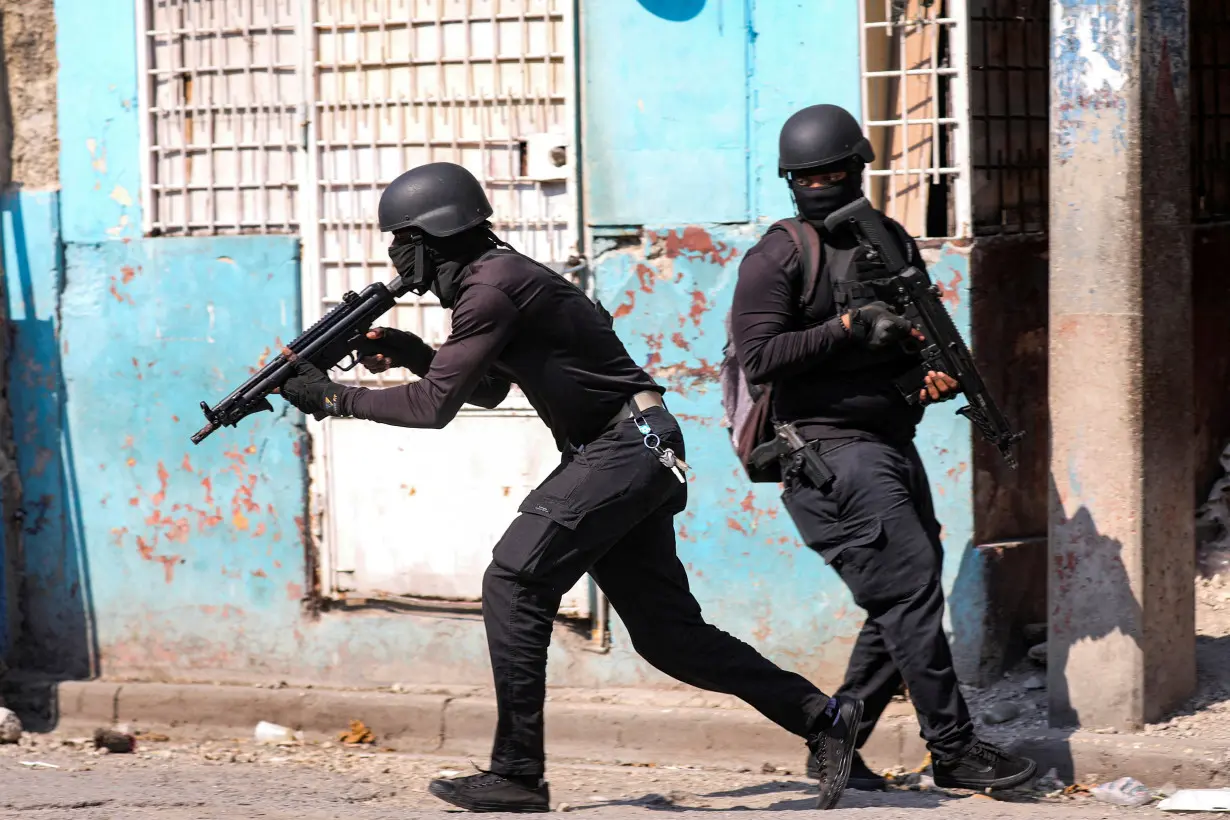 FILE PHOTO: Haiti's National Penitentiary on fire, in Port-au-Prince