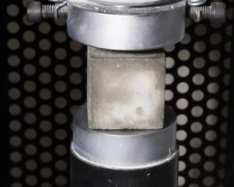 Making cement is very damaging for the climate. One solution is opening in California