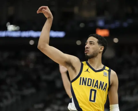 Pacers' Haliburton says fan directed racial slur at his younger brother during playoff game