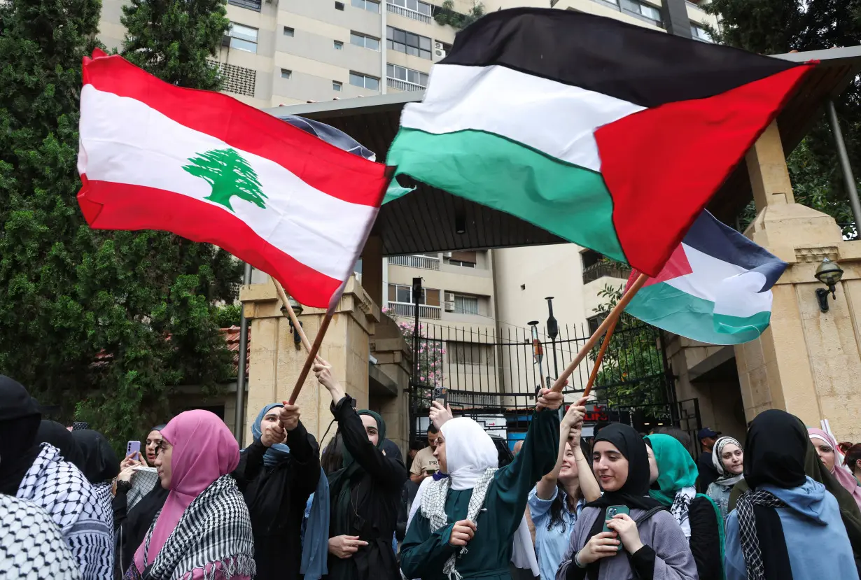 LA Post: Lebanese students stage rare university protest against Israel