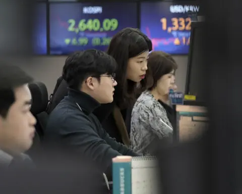 Stock market today: Asian shares mostly decline, while Tokyo again touches a record high