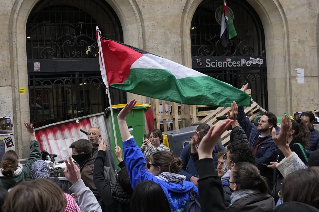 France Israel Palestinians Campus Protests